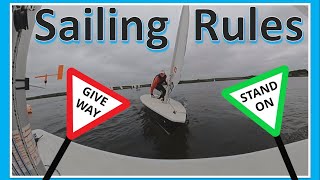 Sailing right of way rules colregs amp IRPCS explained [upl. by Aicel]