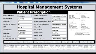 How to Create a Hospital Management Systems in Java Netbeans  Full Tutorial [upl. by Vescuso544]