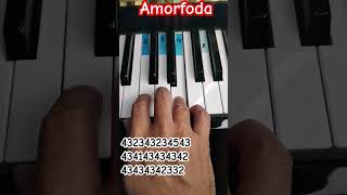 AMORFODA pianotutorial music piano [upl. by Yemar913]