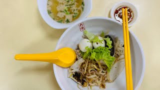 Traditional TEOCHEW Fishball Minced Pork Noodles  Da Lian Balestier Singapore  TheFriendlyTrip [upl. by Lehcar968]