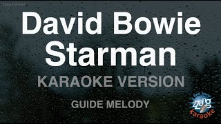 David BowieStarman Melody Karaoke Version [upl. by Bryanty725]