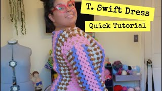 Crochet Taylor Swift Dress Tutorial [upl. by Obbard738]