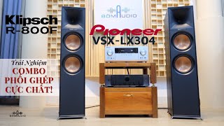 Combo Uy Lực KLIPSCH R800F️ Vs PIONEER VSXLX304 ⚡Bass 20cm Chơi Đã Tai [upl. by Eirelam457]