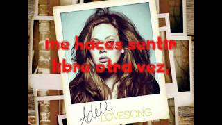 Adele Lovesong Subtitulado al Español [upl. by Yenots]