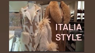 ITALIA STYLE Beautiful Italian fashion Autumn fashion [upl. by Peedus]