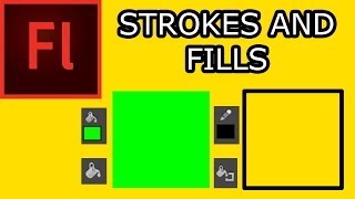 How To Draw in Flash CS5 001 Strokes and Fills [upl. by Ibok989]