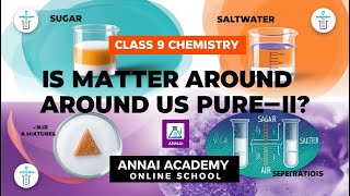 Discovering Purity Is Matter Around Us Pure  Class 9 Chemistry [upl. by Labanna]