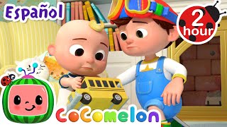 ⭐NUEVO⭐ Las ruedas del autobús  ¡CoComelon  Canciones Infantiles en Español Latino [upl. by Nevear]