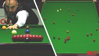 Vafaei SMASHES Into Reds On The Break Off 😳  2023 Cazoo World Championship vs OSullivan [upl. by Renate]