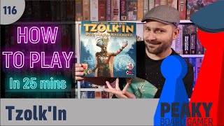 How to play TzolkIn  The Mayan Calendar board game  Full teach  Peaky Boardgamer [upl. by Oberstone]