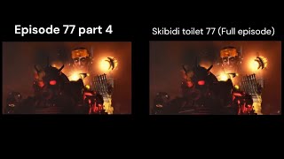 Skibidi Toilet 77 old vs improvement [upl. by Danya871]