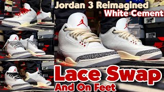 Lace Swap Jordan 3 Reimagined [upl. by Airtal139]