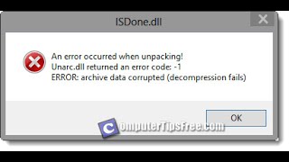 How to fix ISDonedll Error 100 work lكيفية حل مشكلة [upl. by Athenian]