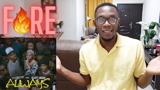 Darkoo  Always ft Black Sherif Official Video  Ghana Reaction [upl. by Ydarb687]