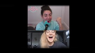 GFlips Hilarious Reaction To Harry Styles Watermelon Sugar Video  Ash London Live [upl. by Randolf]