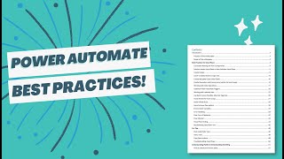 Power CAT Team Releases Power Automate Best Practices [upl. by Maisie]