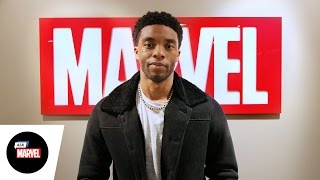 Ask Marvel Chadwick Boseman — Marvels Captain America Civil War [upl. by Enirolf]