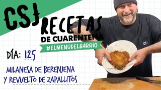 MILANESAS DE BERENJENA Y revuelto de zapallitos  LELE CRISTÓBAL [upl. by Kan]