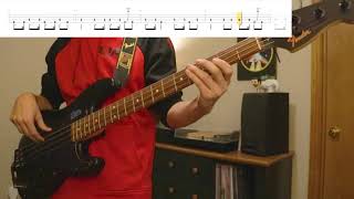 Queen  Fat Bottomed Girls Bass Cover WITH ACCURATE PLAY ALONG TABS [upl. by Hooker]