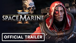 Warhammer 40000 Space Marine 2  Official Avarax Trailer [upl. by Yelsek566]