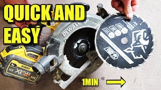 DeWalt Circular Saw Blade Change [upl. by Aharon474]