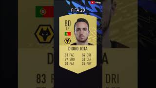 Diogo jota  fifa evolution [upl. by Eiramave]