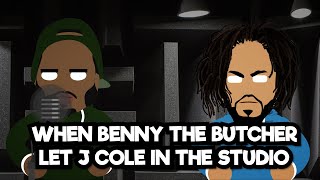 Johnny Ps Caddy  When Benny the Butcher let J cole in the Studio [upl. by Ettevi]