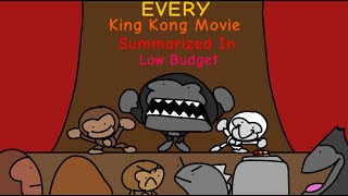 Every King Kong Movie Summarized In Low Budget [upl. by Lachlan]