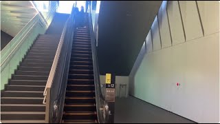 【東芝】2X エスカレーター 東京虎ノ門グローバルスクエア 2X escalator Tokyo Tranomon Grobal Squre building Tokyo Japan [upl. by Honora]