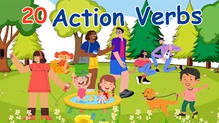 The Epic Verb Adventure 20 Crazy Actions Kids Must Master actionverbs vocabulary [upl. by Esinal]