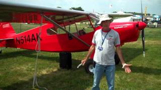 Bearhawk LSA with Oratex6000 covering in Oshkosh Interview [upl. by Eenel]