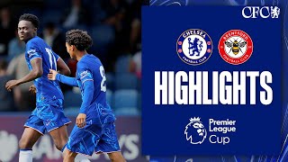 TYRIQUE GEORGE THE HATTRICK HERO 👏  Chelsea U21 63 Brentford U21  HIGHLIGHTS  PL Cup 202425 [upl. by Rinum]