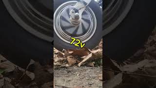 direct drive 350w motor 36v spinning amp 72v spining no load comparison 72v [upl. by Diamante]