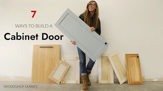 7 Ways to Build a Cabinet Door  Cabinet Door Series Part 2 [upl. by Elli576]