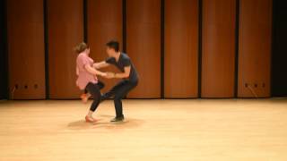 Lindy Hop Class Recap Swingout rhythmic variations and sweeps [upl. by Truman]