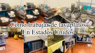 Trabajando de dishwasher  lavaplatos  en usa [upl. by Proudlove678]