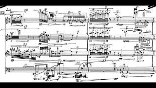 Ferneyhough  String Quartet No 3 1987 with score [upl. by Liscomb]