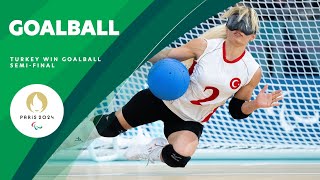 The Moment Turkey Won Womens Goalball Semifinal Match Against Brazil 🇹🇷 [upl. by Loss]