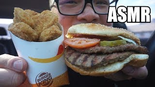 ASMR BURGER KING BIG BITES  SOFT SPOKEN Hôm nay ăn Burger King khoai tây chiên [upl. by Carny]