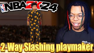 This 2 Way Slashing Playmaker Build Has Broken NBA 2k24 [upl. by Liba]