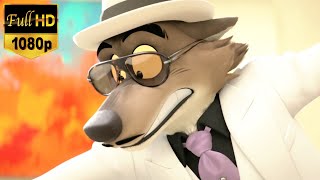 The Bad Guys 2022  Wolf saves the old lady scene HD 1080p [upl. by Yuille]