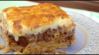 Pastitsio my Dads amazing  Greek Lasagna  Christine Cushing [upl. by Inerney403]