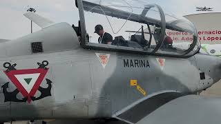 Aviones T6C Texan II de la AARM en Aeroexpo 2024 [upl. by Mahda529]