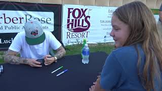 CHAUNCEY LEOPARDI WHO PLAYED SQUINTS IN THE SANDLOT SIGNED AUTOGRAPHS [upl. by Ynnaf]