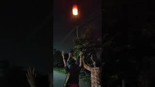 Hot air balloon trick  Deepawali 2024 special magicballoons  diwali diwalivibe hotairballon [upl. by Brice]