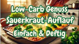 LowCarb Comfort Food Deftiger SauerkrautHackAuflauf mit KäseKruste [upl. by Llerral]