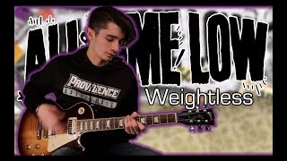 All Time Low  Weightless Guitar amp Bass Cover w Tabs [upl. by Edholm]