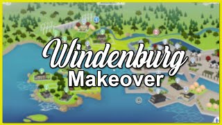 I renovated the whole of Windenburg  The Sims 4 [upl. by Loutitia]