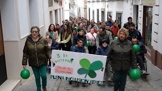 Plena Inclusión Xerez ha celebrado hoy su XV Marcha con motivo del Día de la Discapacidad [upl. by Conyers]