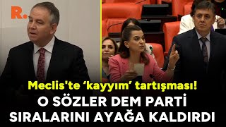 AK Partili vekilin kayyım sözleri DEM Parti sıralarını ayağa kaldırdı [upl. by Rashidi843]